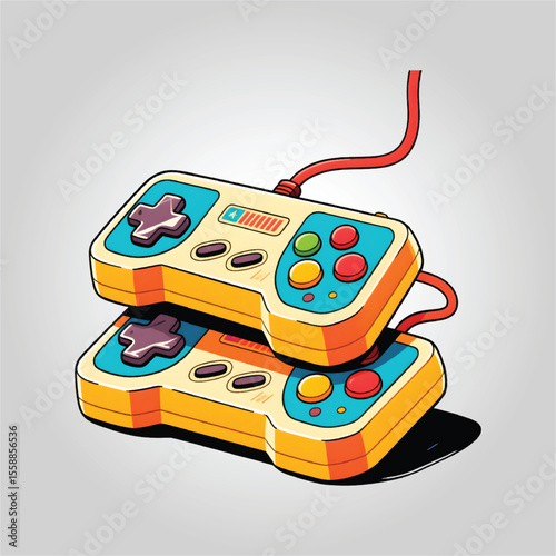 video game controller and mobile phone