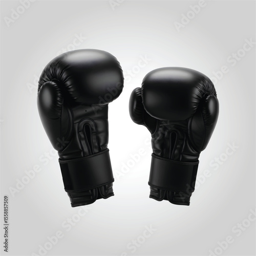 boxing gloves on white background