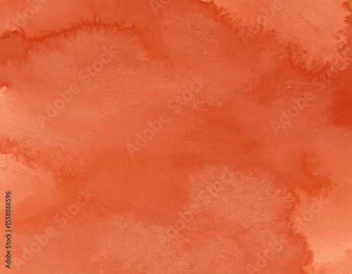 Terracotta Watercolor Texture – Warm Earthy Abstract Background 3