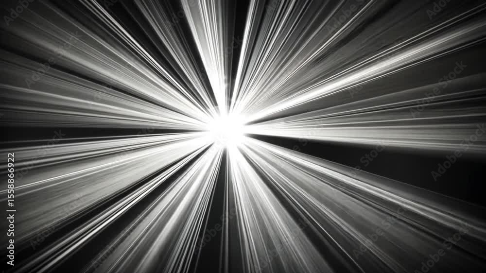 Grayscale radial light burst effect Grayscale radial light burst effect
