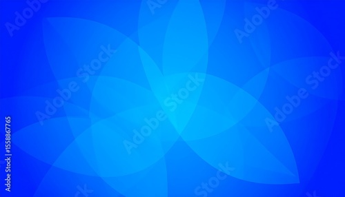 Abstract blue shapes