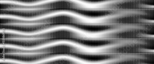 Vector abstract big data visualization. Grayscale data flow as binary numbers strings. Computer code representation. Cryptographic analysis hacking. vector background