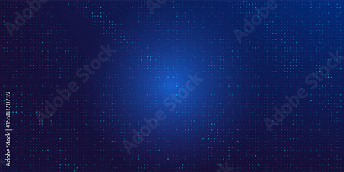 Abstract halftone background consists of different dots.