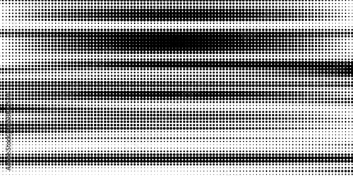 Set of halftone dots gradient pattern texture isolated on white background. Straight dotted spots using halftone circle dot raster texture. Vector blot half tone collection.