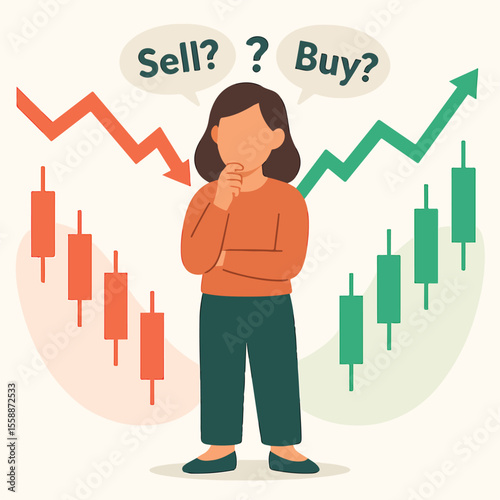 vector character climbing crypto chart up