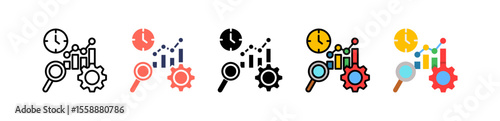 Efficiency Analysis multiple icon
