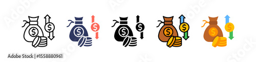 Profit And Loss multiple icon
