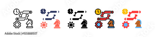 Strategic Agility multiple icon