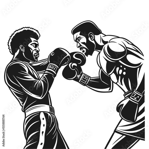 boxer in action