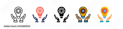 Inovation Strategy multiple icon