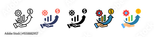 Profit Optimization multiple icon