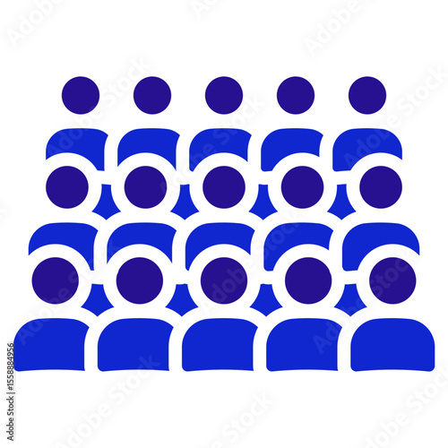 Crowd Glyph Icon