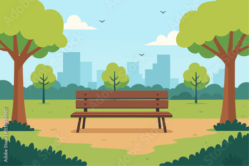 bench in the park