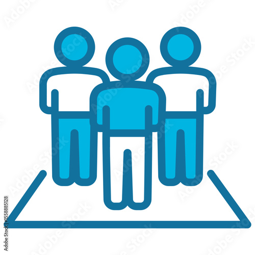 People Blue Icon