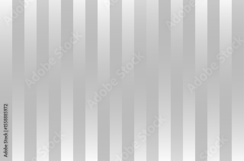 Abstract background of gradient gray white vertical stripes.