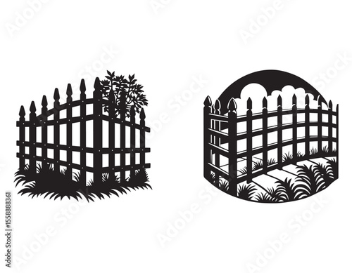 wrought iron fence