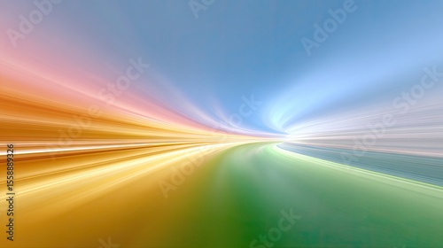 Abstract colorful motion blur background with soft light effects