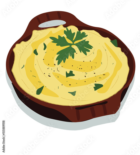 Mashed Potatoes.mashed potatoes in a bowl, 