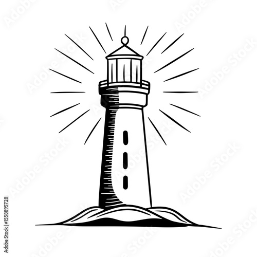 lighthouse vector illustration 2