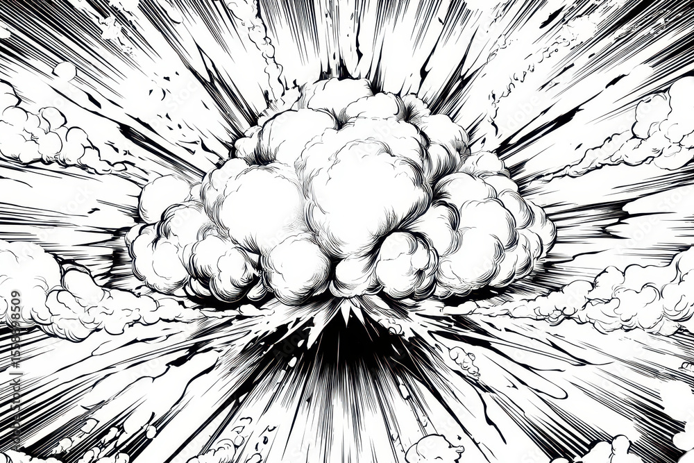 Obraz premium Explosion Graphic Design