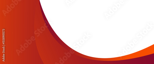 Vector red line background curve element with white space for text and message design, overlapping layers, vector