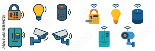 Smart home devices connect seamlessly to enhance security and convenience for modern living environments