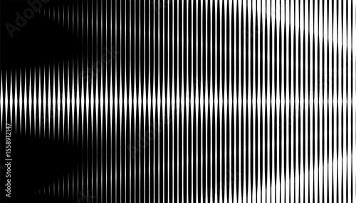 Black and white smooth transition of lines for sporty background and jersey design. Fully editable vector element. Vector Format Illustration 
