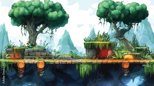 Forest Platform for Merchandise