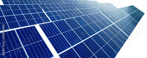 Transparent template of Solar farm generating energy.Solar panels park generating green energy electric.Green energy reduce carbon emissions and makes earth cleaner and more ecological.	
