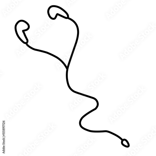 Music Related Vector Line 