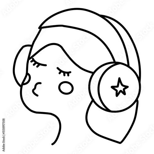 Music Related Vector Line 