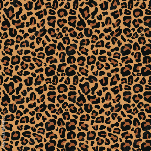 leopard print wild cat skin texture repeat, leopard spots pattern