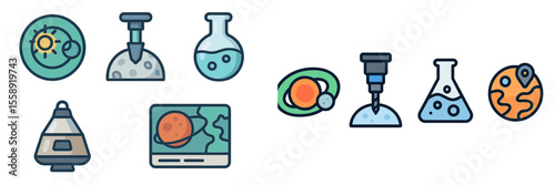 Exploring planetary science through laboratory experiments and space imagery