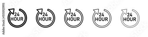 Ankh icon vector thin outline style sign