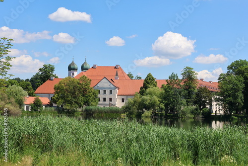 Wallpaper Mural Klosteranlage SEEON in Seebrugg, Oberbayern Torontodigital.ca