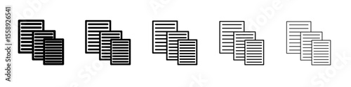 case priority icon vector thin outline style sign