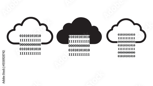 Binary data in clouds: data storage and computing