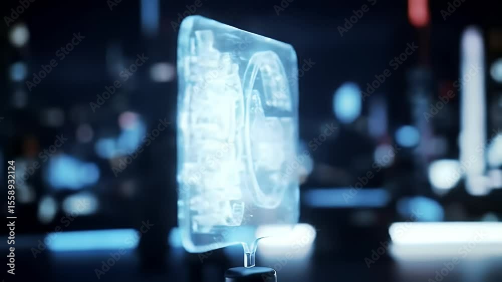 Futuristic Interface: Transparent Display Technology