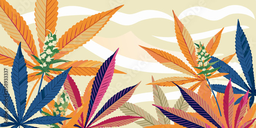 vector illustration of an abstract background