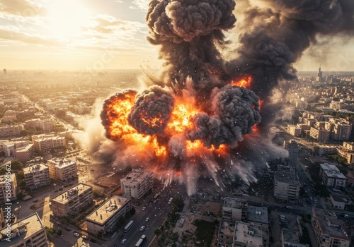 Large explosion in Beirut, Lebanon.