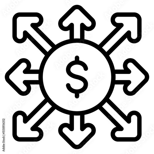 Currency Fluctuation Icon
