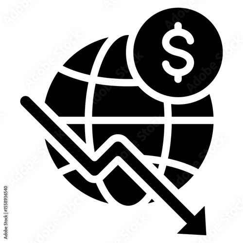 Economic Downturn Icon