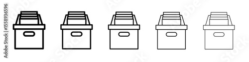 key icon vector thin outline style sign
