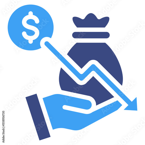 Financial Loss Icon