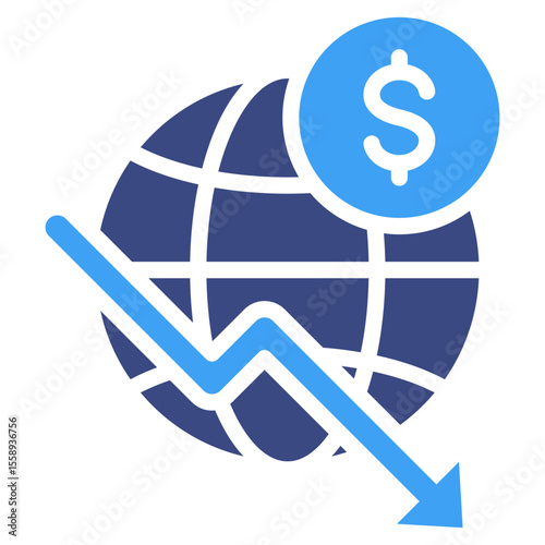 Economic Downturn Icon