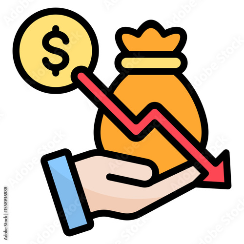 Financial Loss Icon