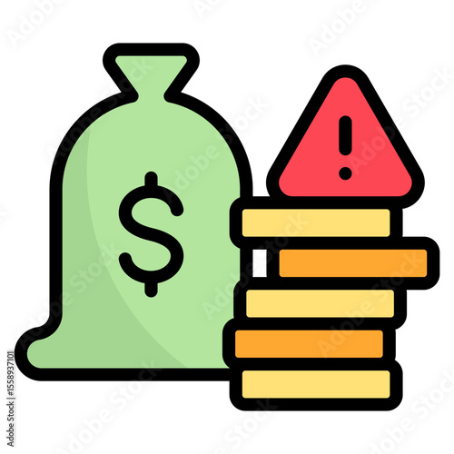 Financial Risk Icon