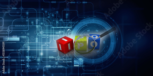 3d illustration initial public offering concept
