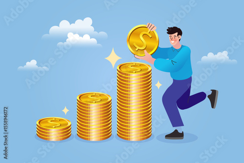 businessman with money