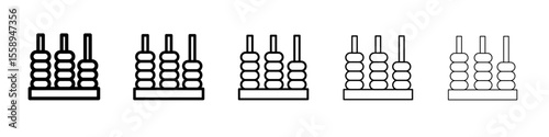 spatula icon vector thin outline style sign
